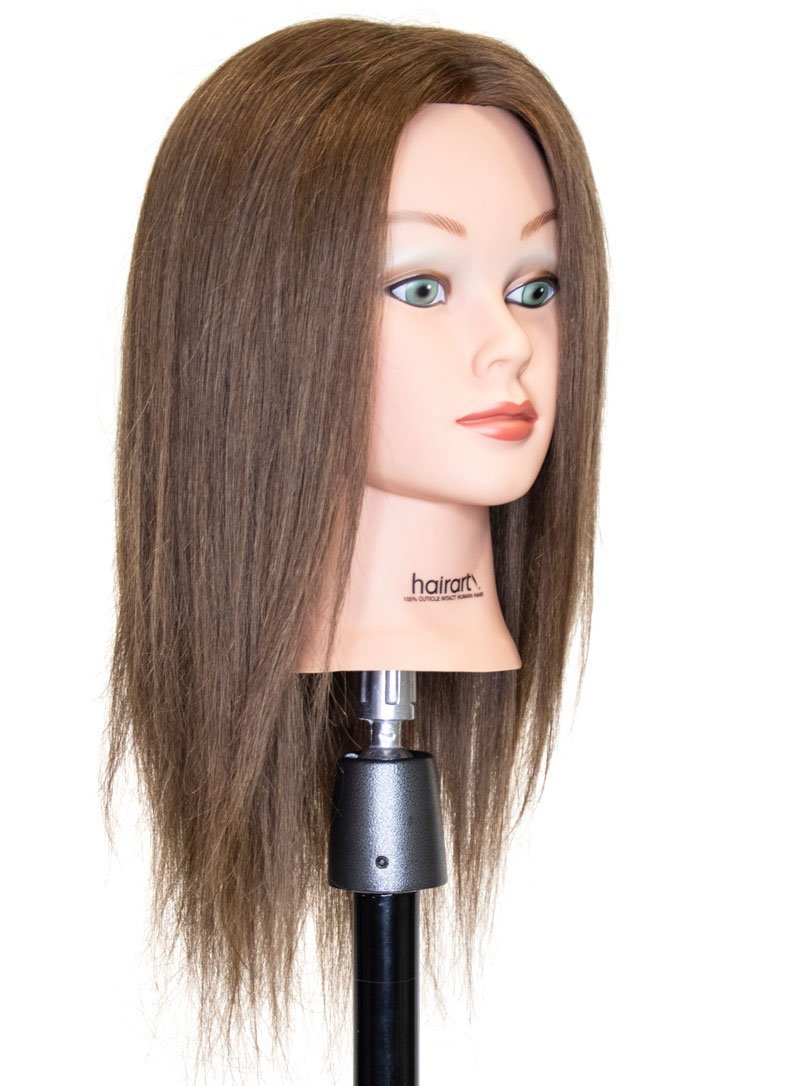 JuJu Human Hair Anime Doll Head Miniquin [HairArt Reika Mini Mannequin Styling Collection]