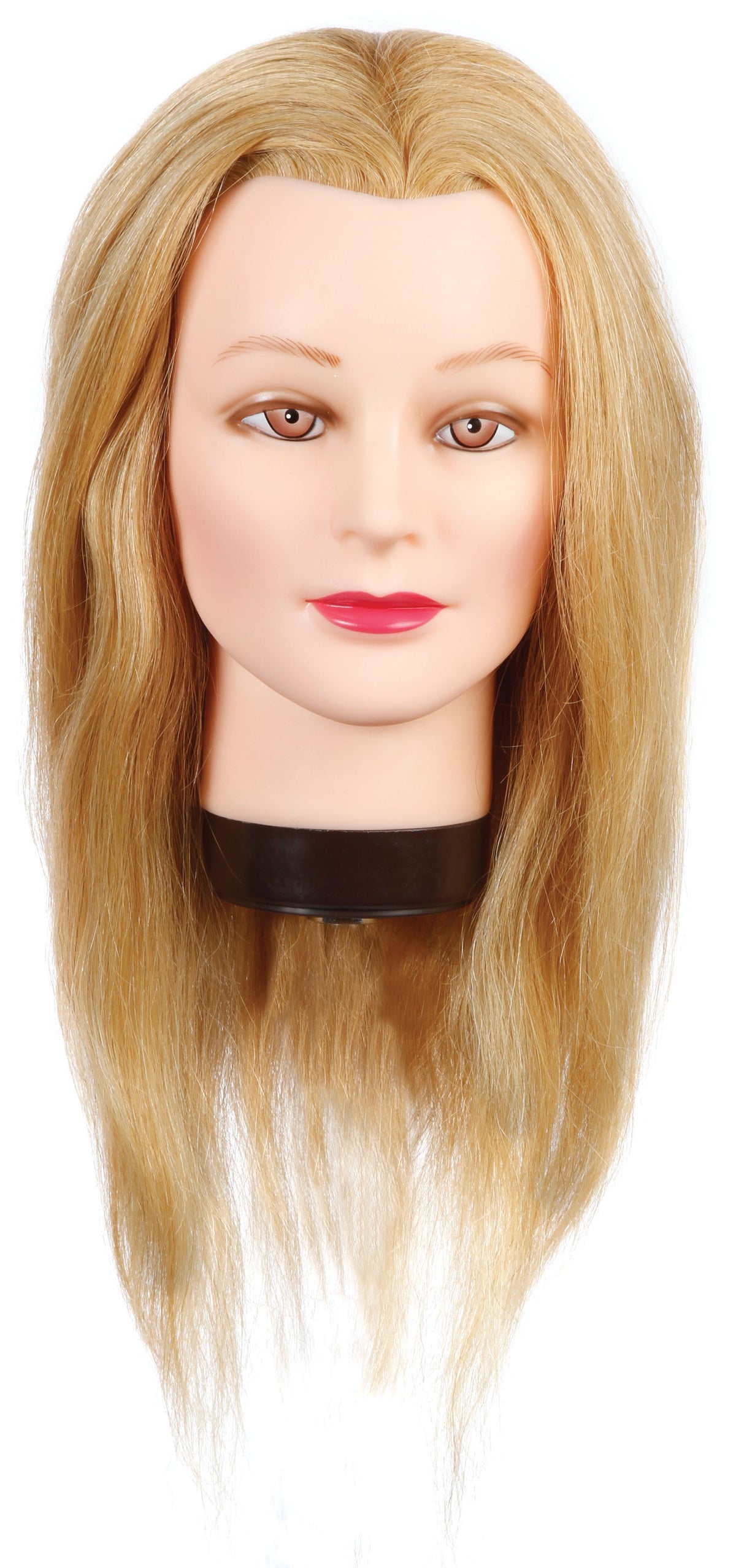 Bianca Platinum Blonde Human Hair Mannequin for Color Deposit - 15 inch Hair