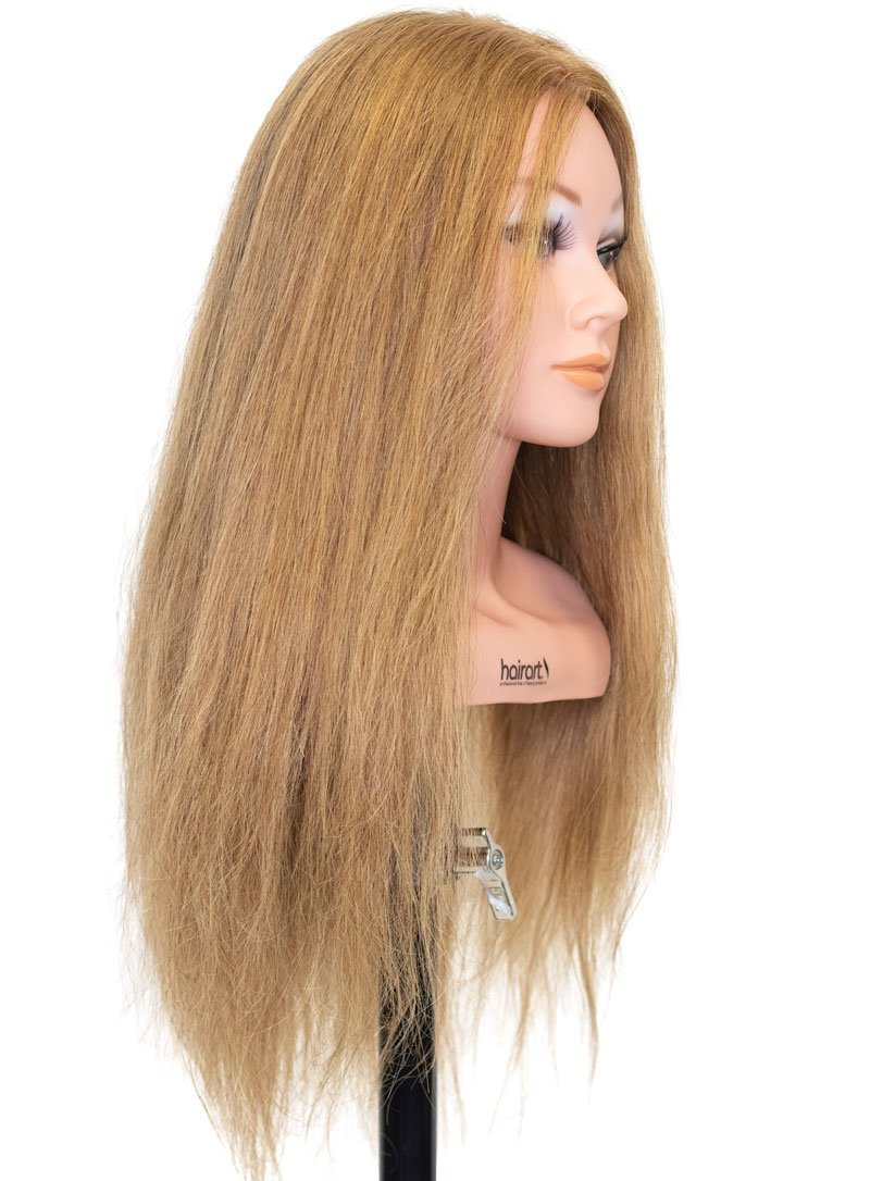 JuJu Human Hair Anime Doll Head Miniquin [HairArt Reika Mini Mannequin Styling Collection]